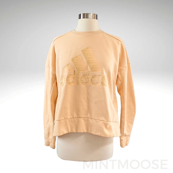 ADIDAS Glam Logo Sweatshirt  Size Medium - Picture 1 of 11